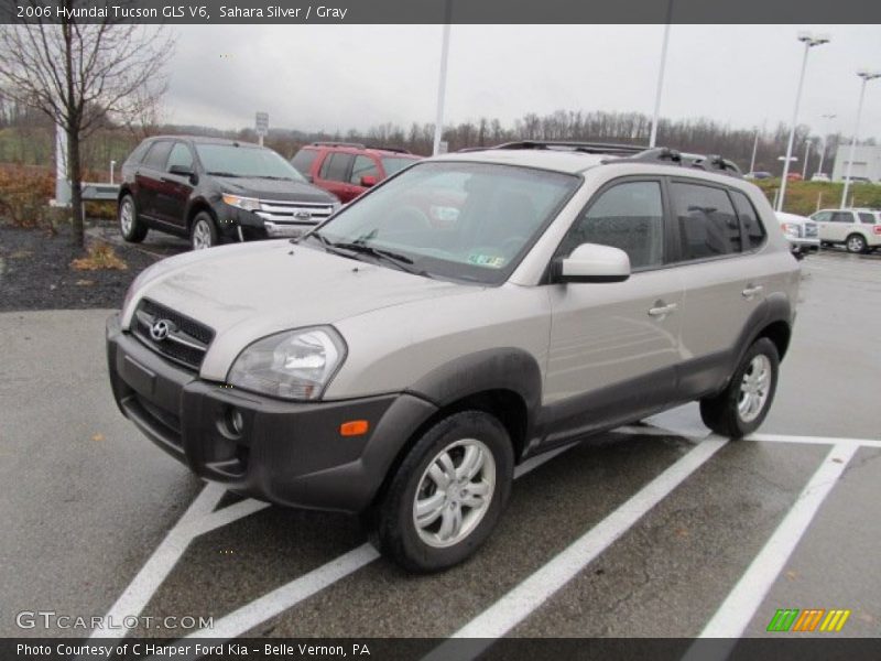 Sahara Silver / Gray 2006 Hyundai Tucson GLS V6