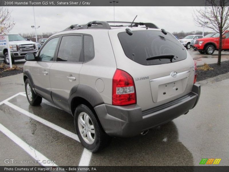 Sahara Silver / Gray 2006 Hyundai Tucson GLS V6