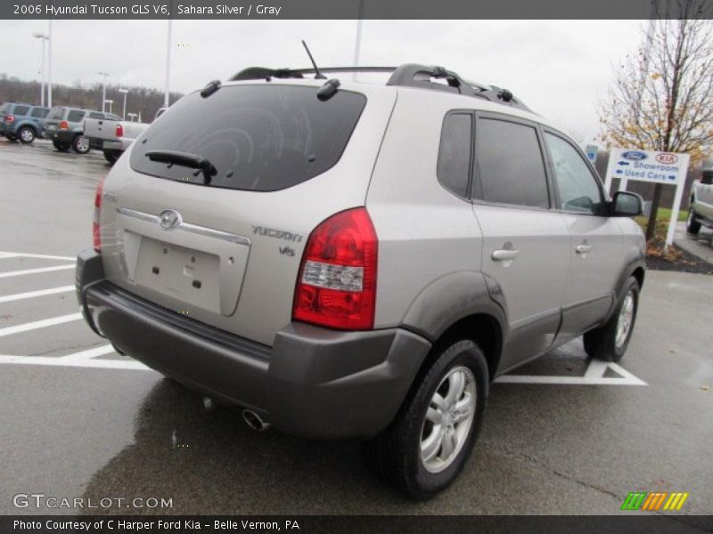 Sahara Silver / Gray 2006 Hyundai Tucson GLS V6
