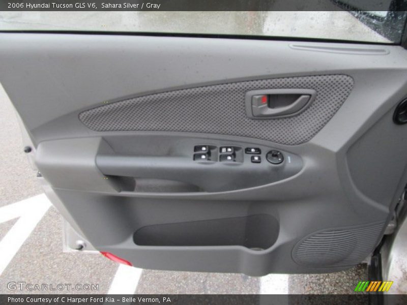 Sahara Silver / Gray 2006 Hyundai Tucson GLS V6
