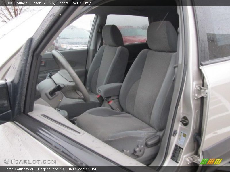 Sahara Silver / Gray 2006 Hyundai Tucson GLS V6