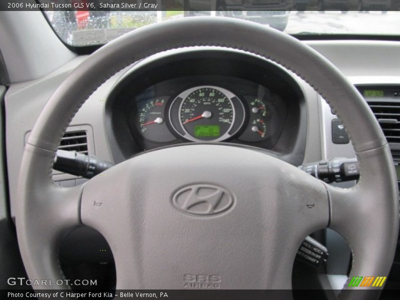 Sahara Silver / Gray 2006 Hyundai Tucson GLS V6