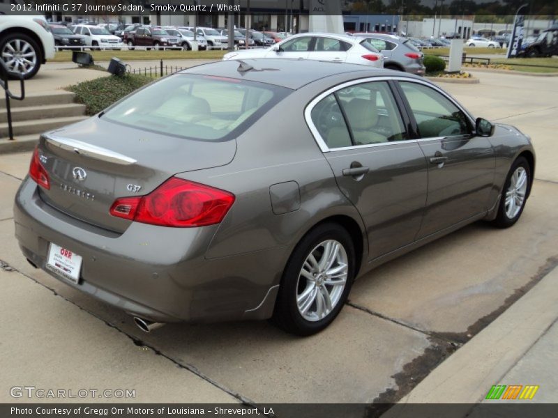 Smoky Quartz / Wheat 2012 Infiniti G 37 Journey Sedan