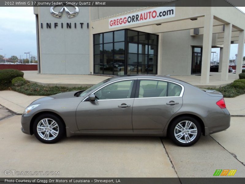 Smoky Quartz / Wheat 2012 Infiniti G 37 Journey Sedan