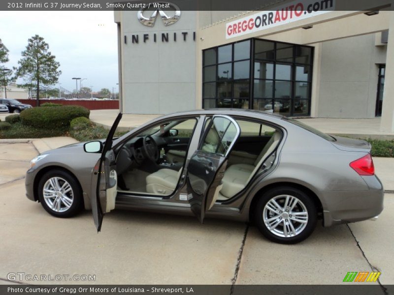 Smoky Quartz / Wheat 2012 Infiniti G 37 Journey Sedan