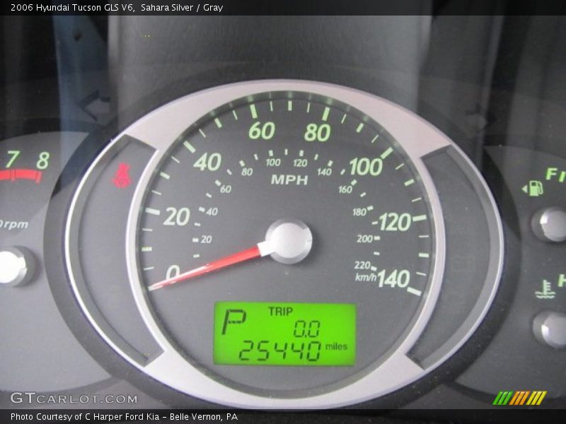 Sahara Silver / Gray 2006 Hyundai Tucson GLS V6