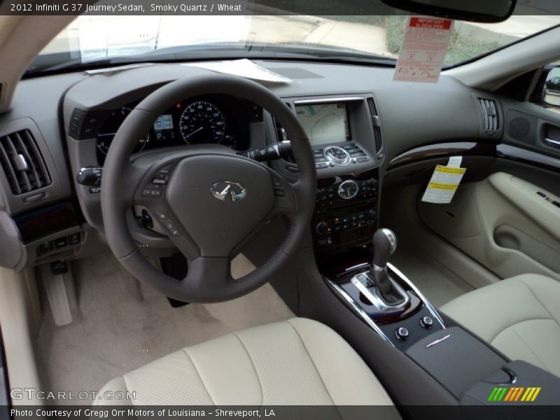 Wheat Interior - 2012 G 37 Journey Sedan 