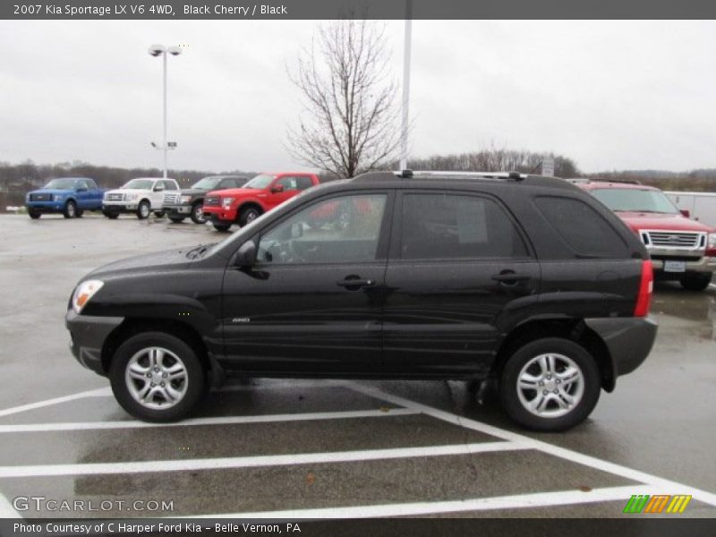 Black Cherry / Black 2007 Kia Sportage LX V6 4WD