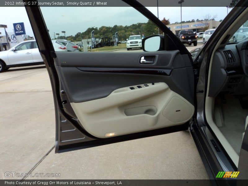 Smoky Quartz / Wheat 2012 Infiniti G 37 Journey Sedan