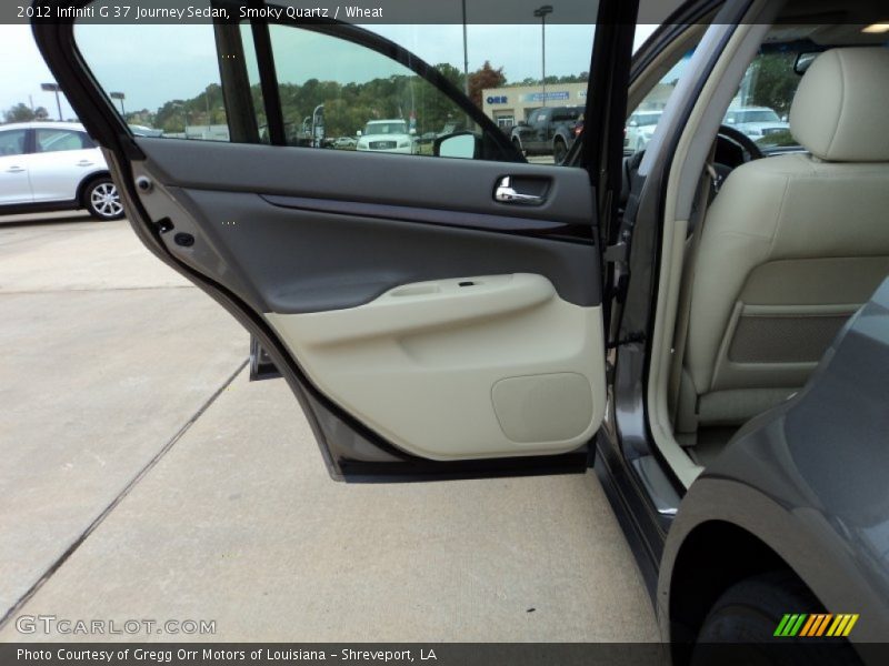 Smoky Quartz / Wheat 2012 Infiniti G 37 Journey Sedan