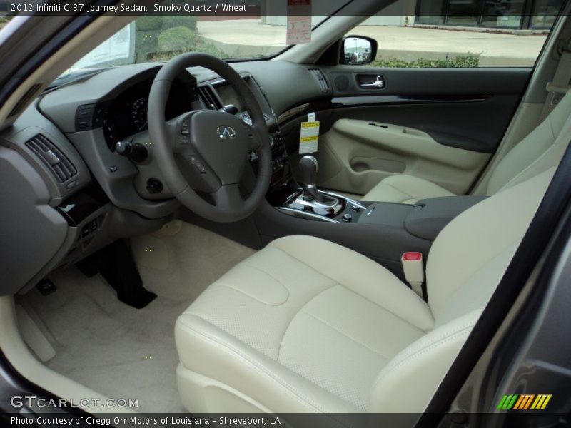  2012 G 37 Journey Sedan Wheat Interior
