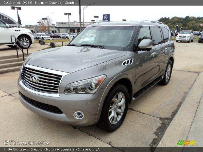 Front 3/4 View of 2012 QX 56