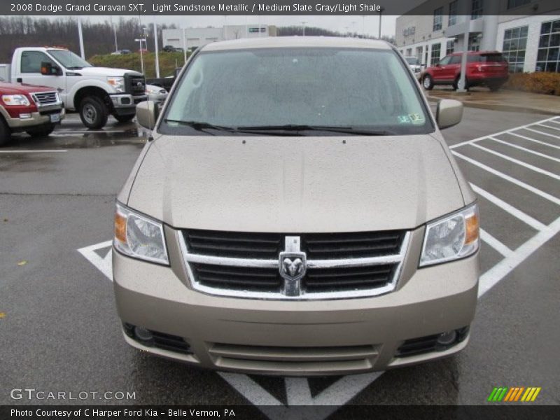 Light Sandstone Metallic / Medium Slate Gray/Light Shale 2008 Dodge Grand Caravan SXT