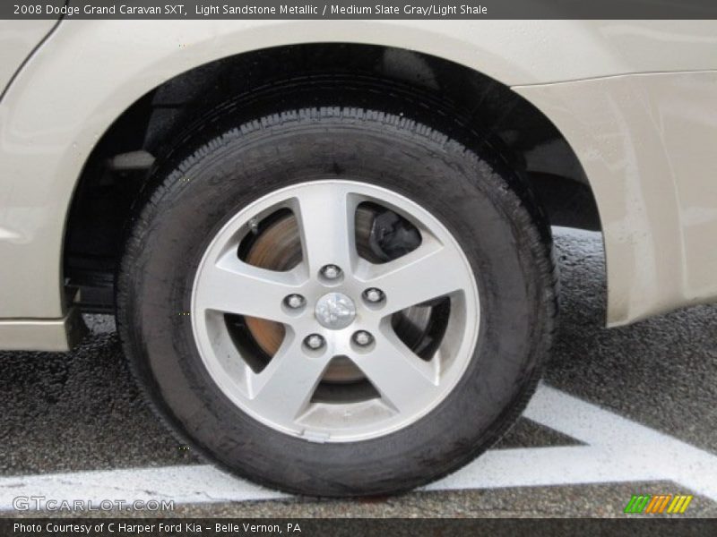 Light Sandstone Metallic / Medium Slate Gray/Light Shale 2008 Dodge Grand Caravan SXT