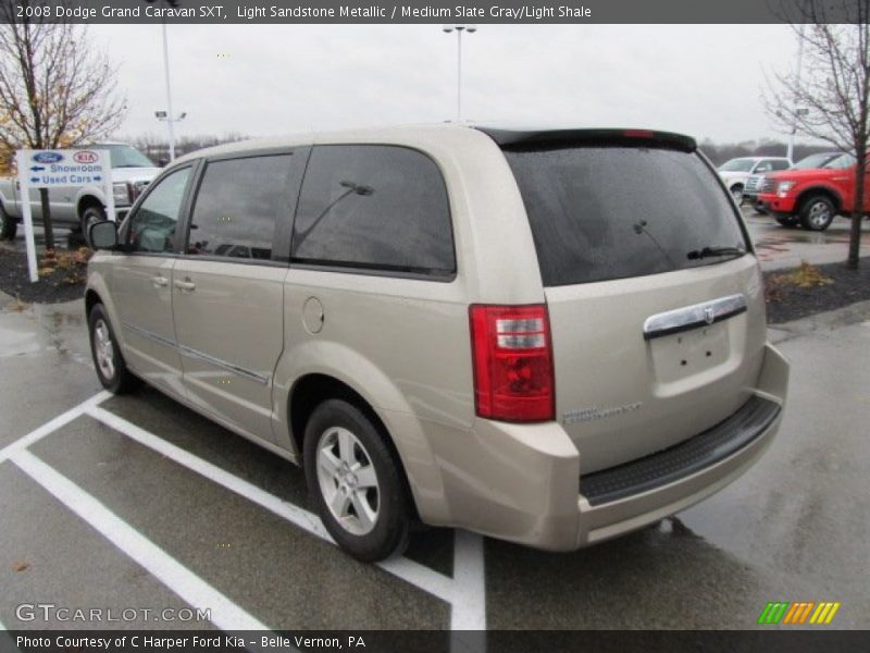 Light Sandstone Metallic / Medium Slate Gray/Light Shale 2008 Dodge Grand Caravan SXT