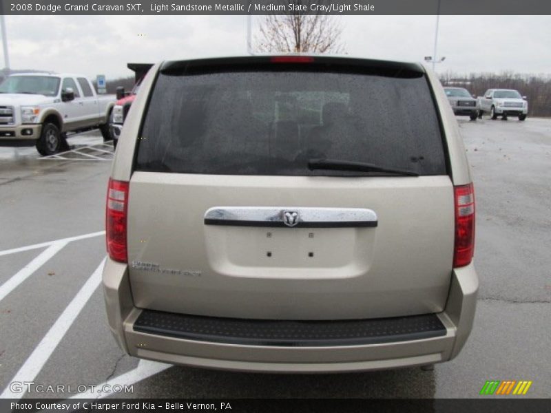 Light Sandstone Metallic / Medium Slate Gray/Light Shale 2008 Dodge Grand Caravan SXT