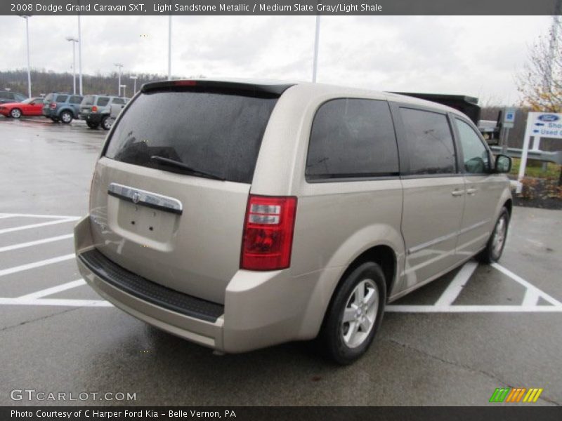 Light Sandstone Metallic / Medium Slate Gray/Light Shale 2008 Dodge Grand Caravan SXT