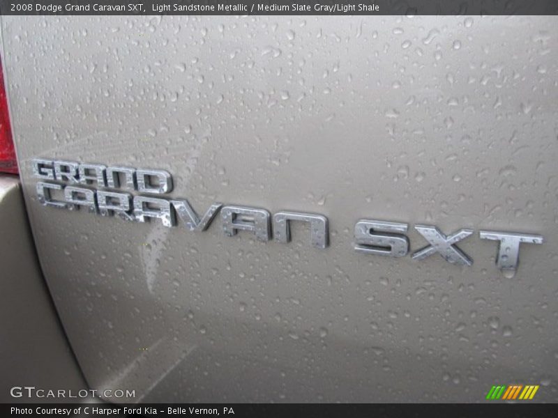 Light Sandstone Metallic / Medium Slate Gray/Light Shale 2008 Dodge Grand Caravan SXT
