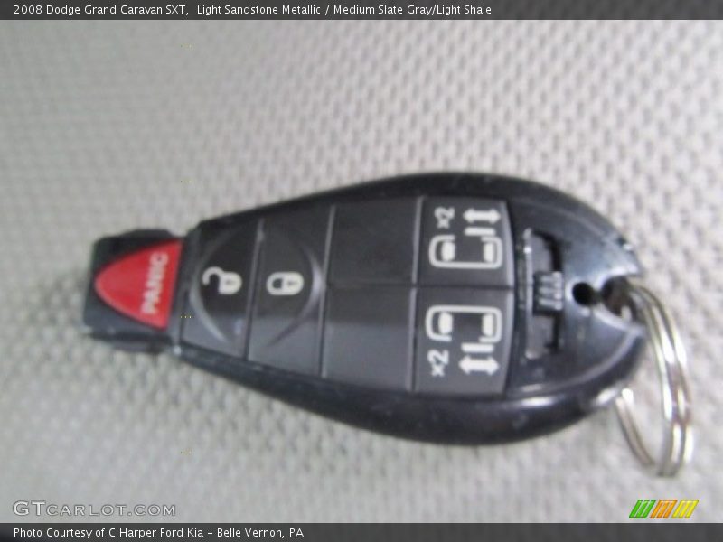 Light Sandstone Metallic / Medium Slate Gray/Light Shale 2008 Dodge Grand Caravan SXT