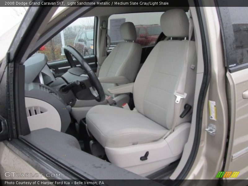 Light Sandstone Metallic / Medium Slate Gray/Light Shale 2008 Dodge Grand Caravan SXT