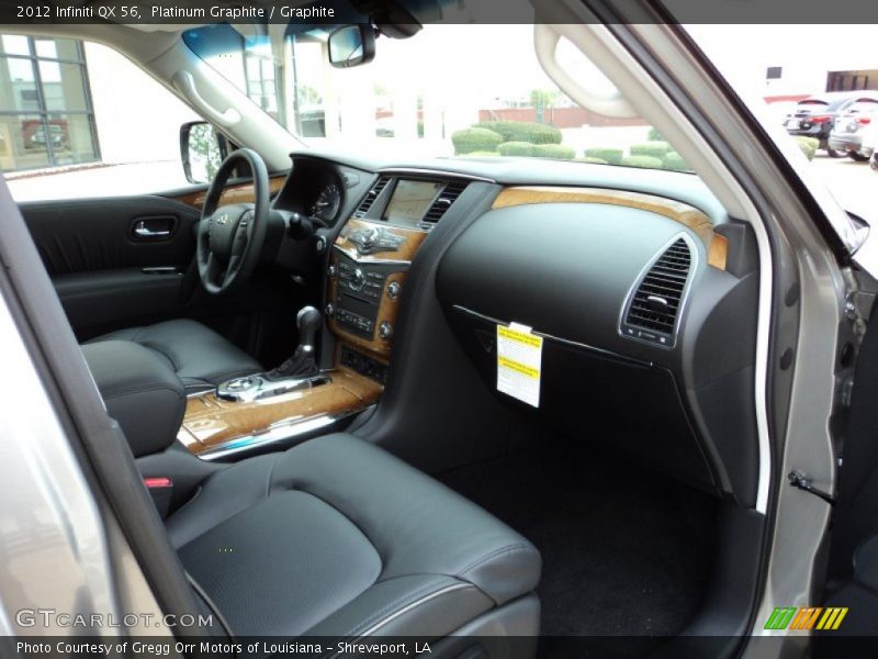 Dashboard of 2012 QX 56