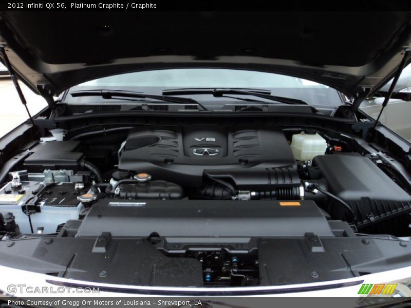  2012 QX 56 Engine - 5.6 Liter DOHC 32-Valve VVEL CVTCS V8