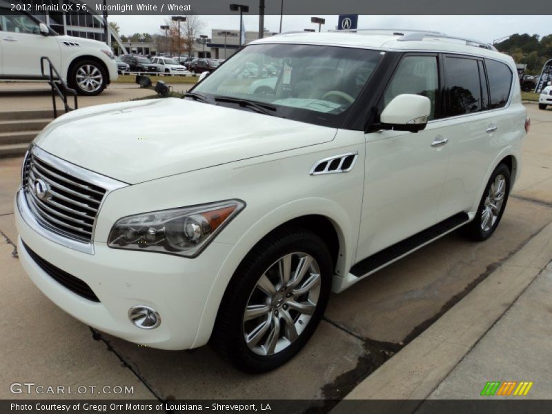 Front 3/4 View of 2012 QX 56