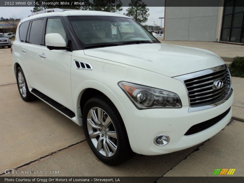 Front 3/4 View of 2012 QX 56