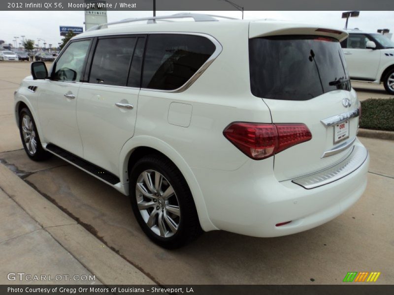 Moonlight White / Wheat 2012 Infiniti QX 56