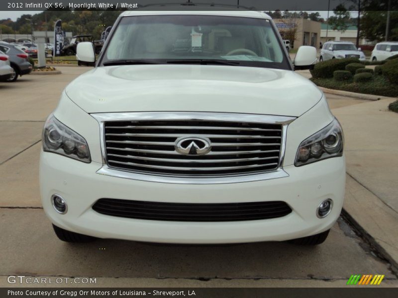 Moonlight White / Wheat 2012 Infiniti QX 56