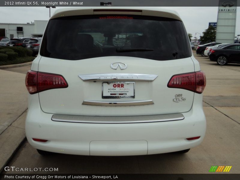 Moonlight White / Wheat 2012 Infiniti QX 56