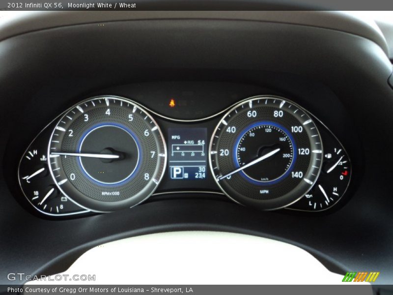  2012 QX 56 56 Gauges