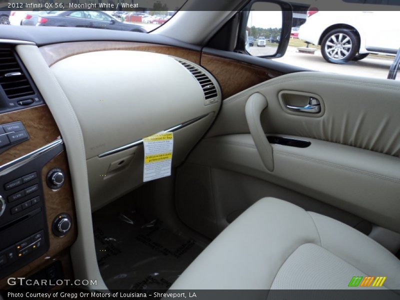 Moonlight White / Wheat 2012 Infiniti QX 56