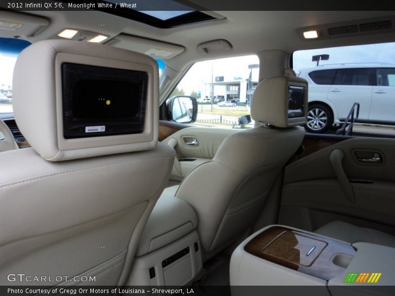 Moonlight White / Wheat 2012 Infiniti QX 56