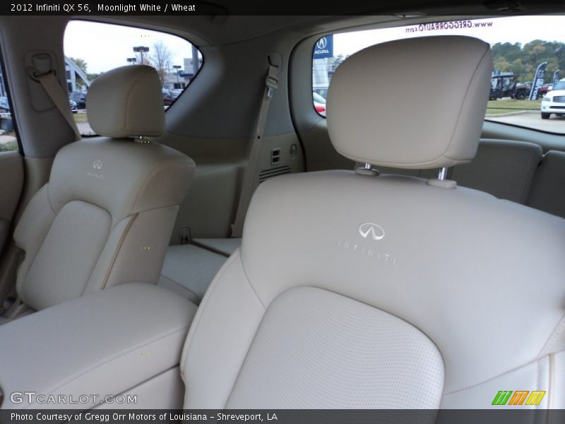 Moonlight White / Wheat 2012 Infiniti QX 56