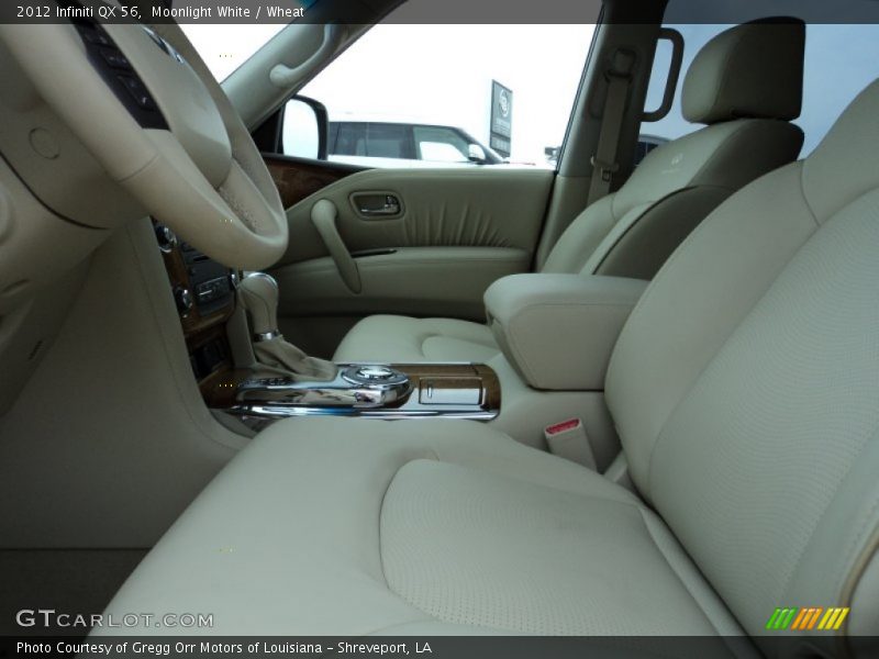 Moonlight White / Wheat 2012 Infiniti QX 56