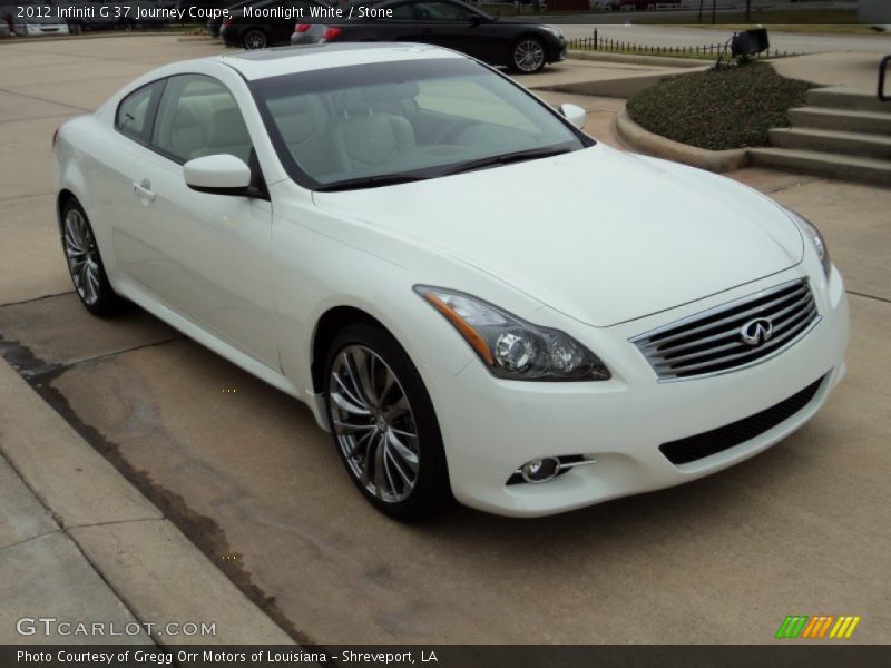 Moonlight White / Stone 2012 Infiniti G 37 Journey Coupe