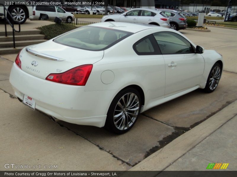 Moonlight White / Stone 2012 Infiniti G 37 Journey Coupe