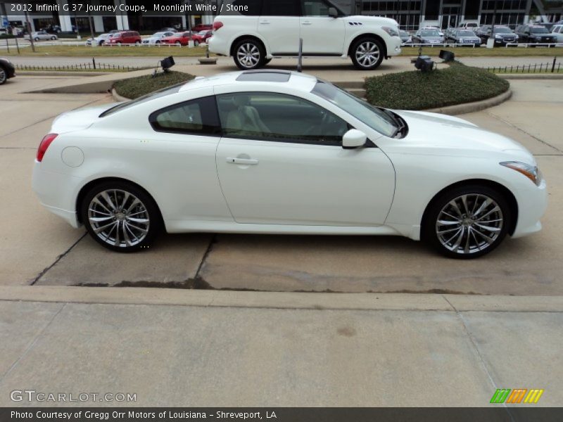  2012 G 37 Journey Coupe Moonlight White