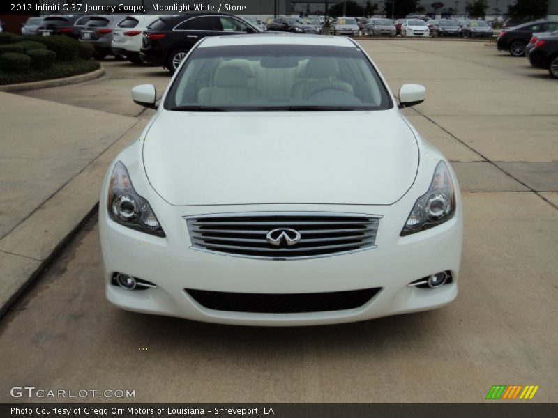 Moonlight White / Stone 2012 Infiniti G 37 Journey Coupe