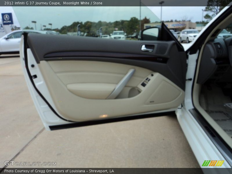 Moonlight White / Stone 2012 Infiniti G 37 Journey Coupe