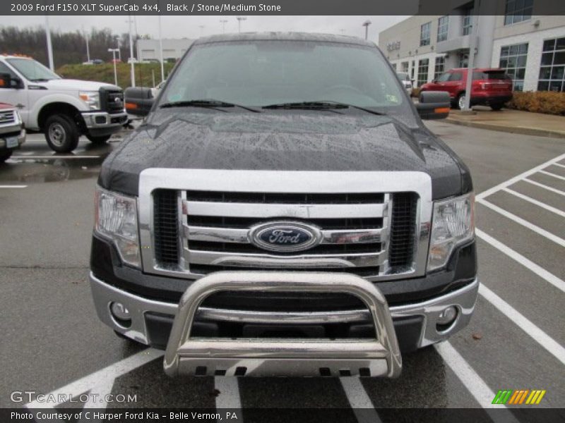 Black / Stone/Medium Stone 2009 Ford F150 XLT SuperCab 4x4