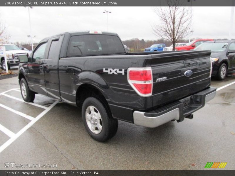 Black / Stone/Medium Stone 2009 Ford F150 XLT SuperCab 4x4