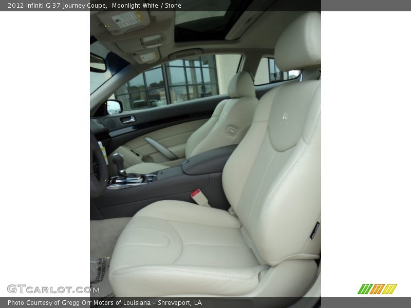 Moonlight White / Stone 2012 Infiniti G 37 Journey Coupe