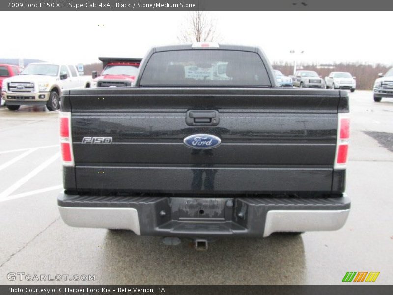 Black / Stone/Medium Stone 2009 Ford F150 XLT SuperCab 4x4