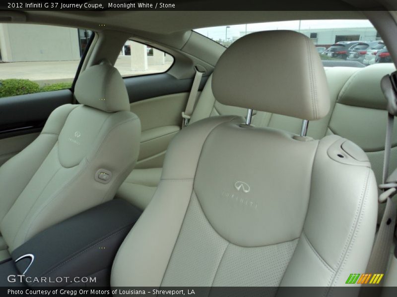 Moonlight White / Stone 2012 Infiniti G 37 Journey Coupe