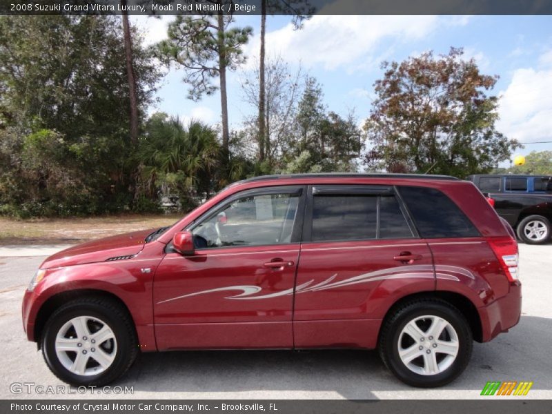 Moab Red Metallic / Beige 2008 Suzuki Grand Vitara Luxury