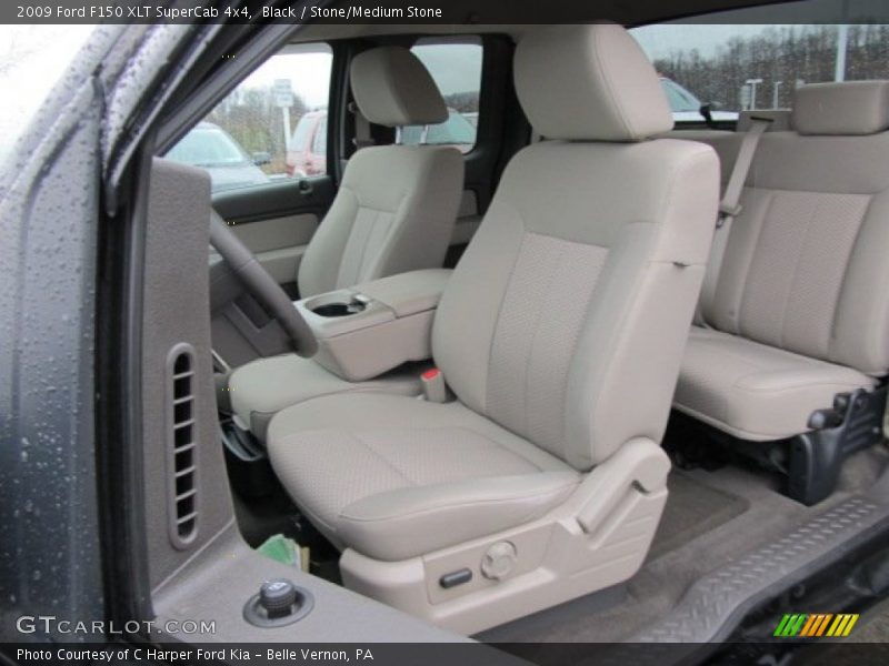 Black / Stone/Medium Stone 2009 Ford F150 XLT SuperCab 4x4