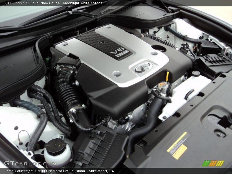  2012 G 37 Journey Coupe Engine - 3.7 Liter DOHC 24-Valve CVTCS VVEL V6