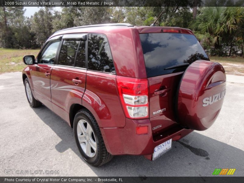 Moab Red Metallic / Beige 2008 Suzuki Grand Vitara Luxury